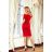 139-4 Kurzarm Sportkleid - rot
