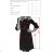 217-4 NEVA Trapezkleid mit ausgestellten Ärmeln - Pastellrosa
