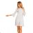 228-6 LUCY - Plissee bequemes Kleid - grau
