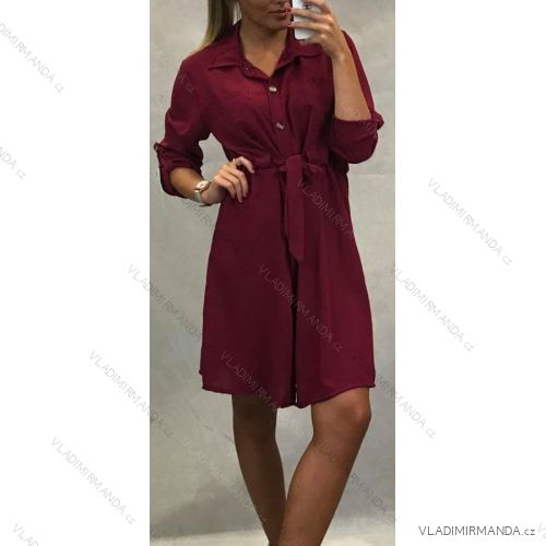 Langarm Kleid Damen (uni s / l) ITALIAN FASHION IM919859