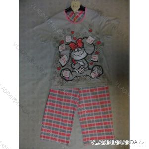Pyjamas Kurzarm Damen übergroße (m-3xl) BENTER TF27249
