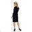 Bluse mit Bindung - schwarz 140-5
