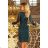 170-3 Spitzenkleid mit Ausschnitt - grün
