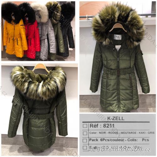 Winterjacke mit Kapuze und Fell (K-ZELL ITALIAN MODA KZE188176