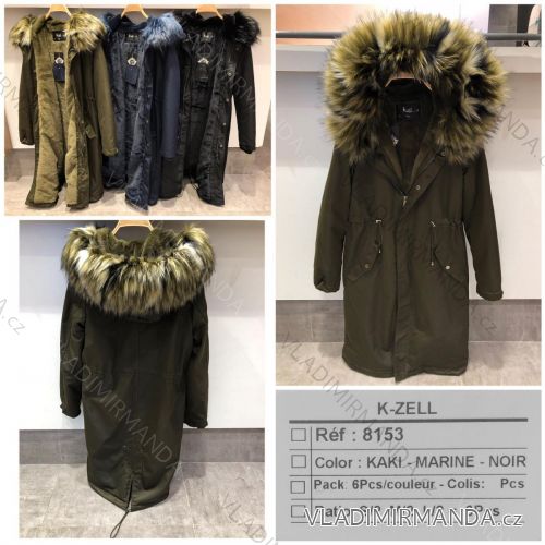 Winterjacke mit Kapuze und Fell (K-ZELL ITALIAN MODA KZE188176