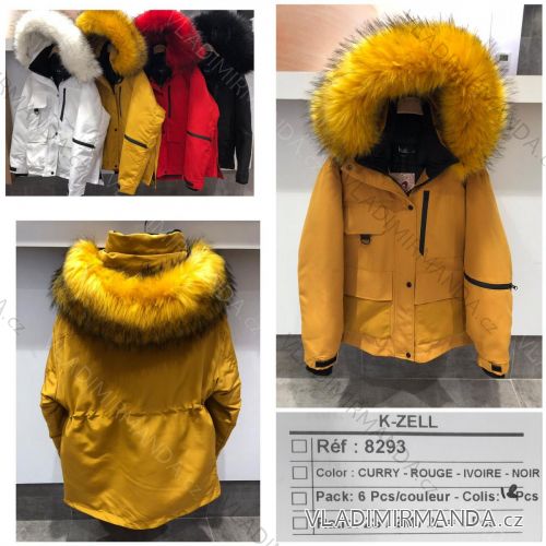 Winterjacke mit Kapuze und Fell (K-ZELL ITALIAN MODA KZE188176