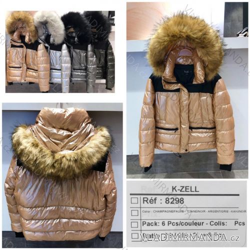 Winterjacke mit Kapuze und Fell (K-ZELL ITALIAN MODA KZE188176