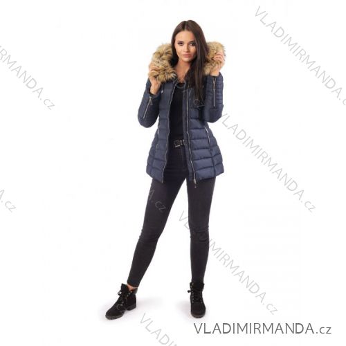 Winterjacke mit Fell gesteppt Damen (sml-xl) MFASHION MF18M-204A