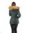 Winterjacke mit Fell gesteppt Damen (sml-xl) MFASHION MF18M-204A