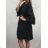 Langarm Kleid Damen (uni s / m) ITALIENISCHE MODE IM919852