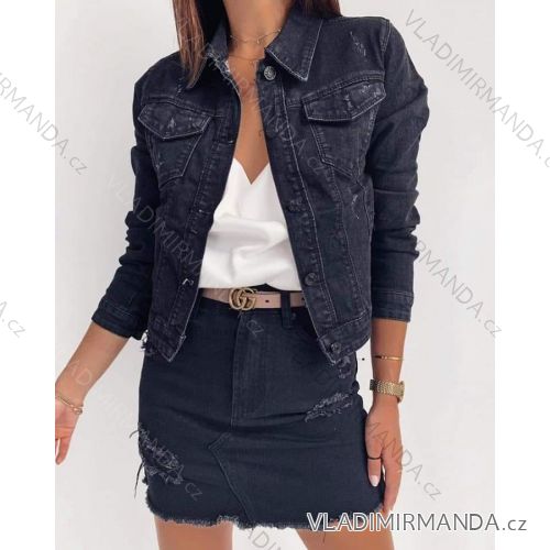 Damen Jeansjacke (s-xl) polnisch moda JMK19007