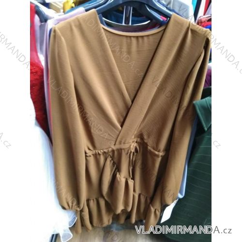 Damen Langarm Kleid (uni s / m) ITALIAN FASHION IM9191026