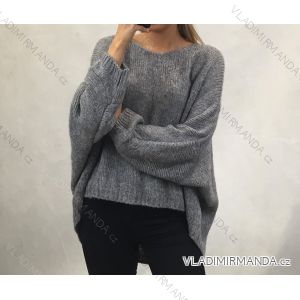 Pullover Damen Langarm (uni sl) ITALIENISCHE MODA IM719006