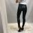 Leggings lange LEDER FRAUEN (s-xl) ITALIENISCHE MODE IM919X2018