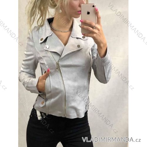 Cut Kunstlederjacke Damen (S-XL) HF Woman Kollektion IM9191759
