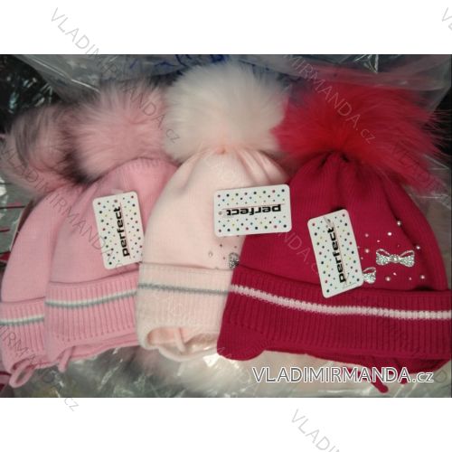 Wintermütze für Mädchen (3-8 Jahre) PERFECT POLAND PRODUCTION PV419268