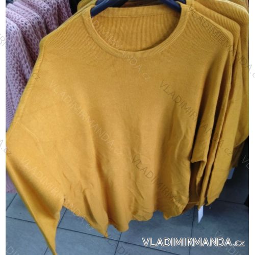 Damen-Langarmpullover (uni L / XL) ITALIAN MODA IM7191009
