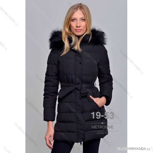 Damenwintermantel mit Fell (S-2XL) METROFIVE MET19021
