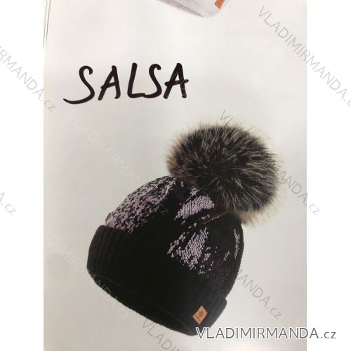Damen Wintermütze (ONE SIZE) WOOLK POLISH FASHION PV419SALSA