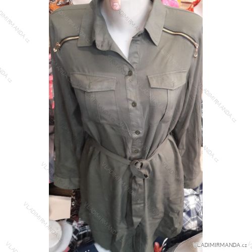 Shirt Kleid Frauen (s-xl) Französisch Mode FRA19005
