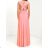 Sommer langes ärmelloses Kleid Frauen geblüht (S-XL) AFASHION AF19190 Menthol M (EU 38 / Hose 29)