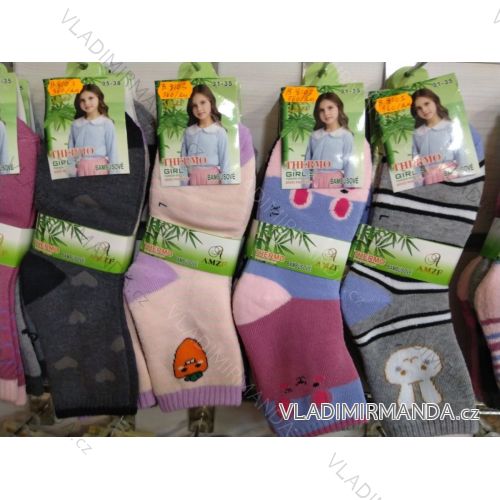 Socken warme Bambusjugendmädchen (31-38) AMZF B8103