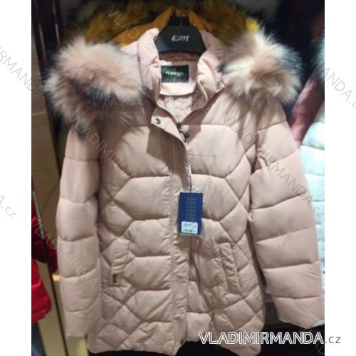 Damen Jacke / Mantel Winter mit Fell verlängerte Damen (S-2XL) EMT EMT19007