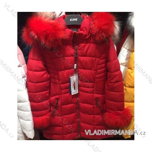 Damen Jacke / Mantel Winter mit Fell verlängerte Damen (S-2XL) EMT EMT19009

