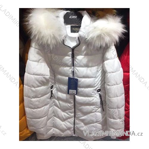 Jacke / Mantel Winter mit Pelz verlängert Damen (S-2XL) EMT EMT19011