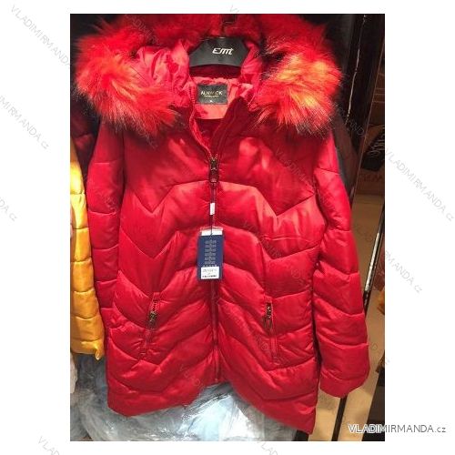 Jacke / Mantel Winter mit Pelz verlängert Damen (S-2XL) EMT EMT19012