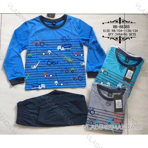 Pyjamas lange jugendliche Jungen (98-134) N-FEEL BB-8838S
