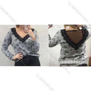 T-Shirt 3/4, Langarm Damen (uni sl) ITALIENISCHE MODE IMC1911123