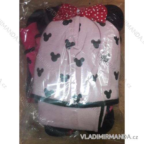 Baby Mädchen (3-8 Jahre) Fleece Hut und Neckerchart Set POLNISCHE PRODUKTION PV319443