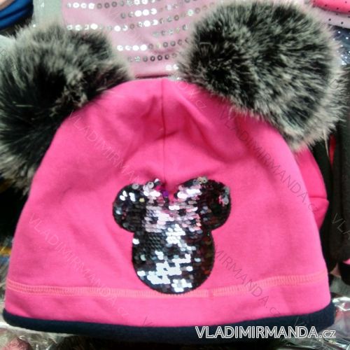 Fleece gepolsterte Mütze mit Pailletten für Mädchen (3-8 Jahre) POLISH MANUFACTURING PV319452
