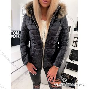 Jacke Winter mit Pelz Frauen (S-2XL) ITALIENISCHE MODE IM6191728
