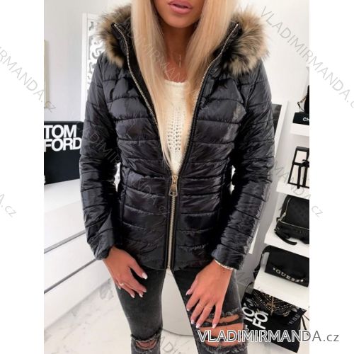 Jacke Winter mit Pelz Frauen (S-2XL) ITALIENISCHE MODE IM6191728
