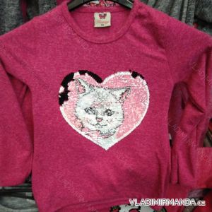 T-Shirt Langarm mit Pailletten Kindermädchen (104-128) TUZZY TURKISH FASHION TM219149
