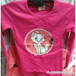 T-Shirt Langarm mit Pailletten Kindermädchen (98-128) TUZZY TURKISH FASHION TM219153

