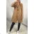 Mantel Frauen (uni l-xl) ITALIENISCHE MODE IM7182366
