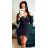 Glamouröses Frauenkleid (uni sl) ITALIENISCHE Mode IM918656