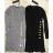 Linie Langarm Kleid mit Knöpfen Frauen (S-XL) italienische Mode IM919JM-J5071

