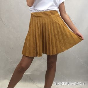 Rockschnitt LEDER Damen (uni sM) ITALIENISCHE MODE IM919966
