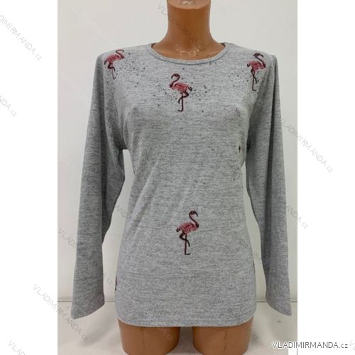 Damen T-Shirt warm Langarm Übergröße (l-3xl) ERBOSSI PM119254