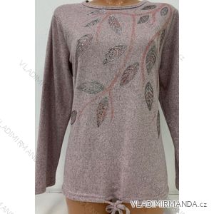 Damen T-Shirt warm Langarm Übergröße (l-3xl) ERBOSSI PM119255