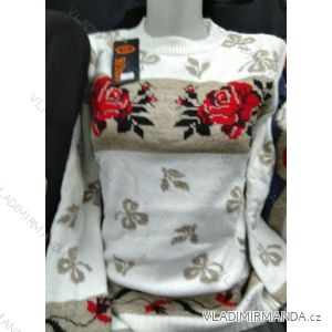 Strickjacke-Weihnachtsmuster-warme Strick-lange Hülsen-Damen (S-XL) TÜRKISCHES MODA MA719008
