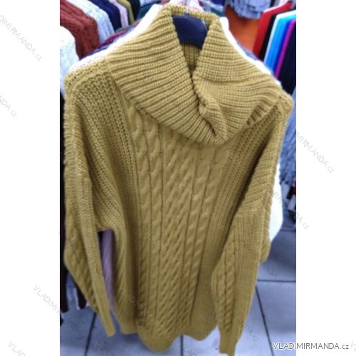 Pullover Rollkragen Langarm Damen (uni sl) ITALIENISCHE MODA IM7184894