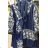Damen Kleid Warm Langarm Übergröße (uni XL / 2XL) ITALIENISCHE MODE IM12190121

