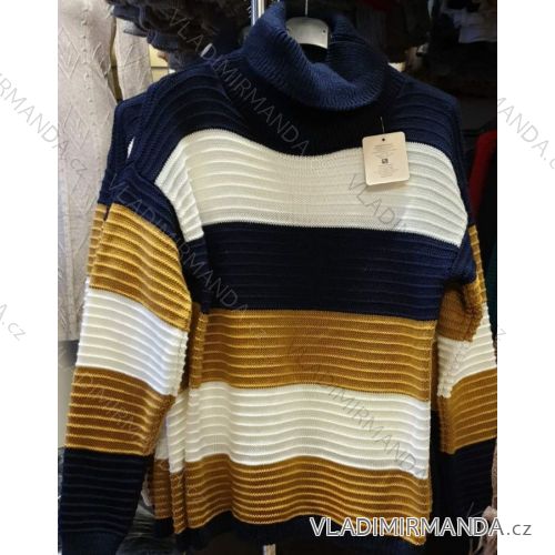 Damenpullover mit langen Ärmeln (uni sm) ITALIAN MODA IM12190126
