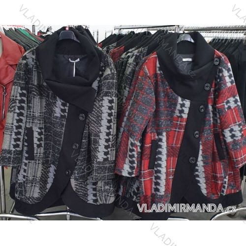 Damen Wintermantel Übergröße (uni xl-xxl) ITALIAN FASHION IM12190127
