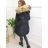 Jacke Winter mit Fell Damen (S-XL) POLISH MODA JMK190020
